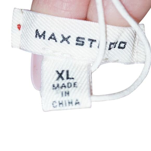 Max Studio Red Stripe Smocked Waist Jumpsuit – Size XL (EUC) - Picture 10 of 10